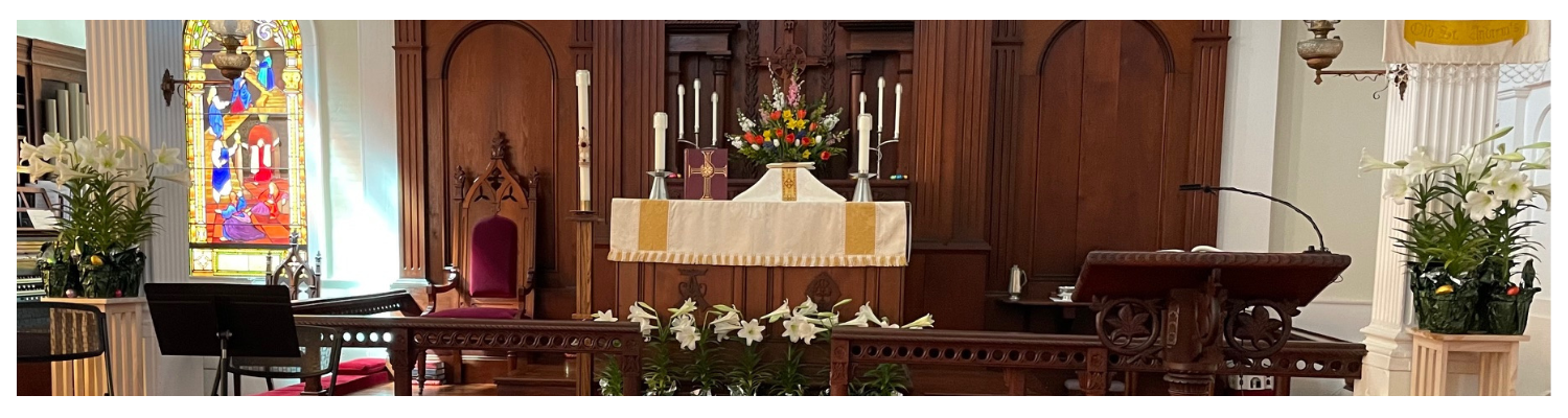 Easter altar 2024 for meta slider